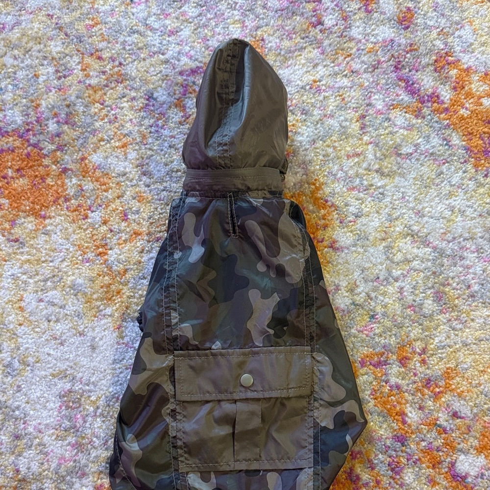 Camouflage Dog Hooded Jacket